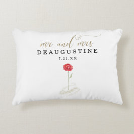 美女と野獣のウェディングエンゲージメントパーティー アクセントクッション