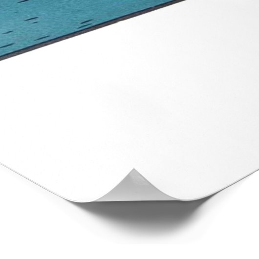 美女と野獣のビクトリア風キャプション付き ポスター (角)