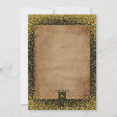 美女と野獣の招待状 招待状 (裏面)