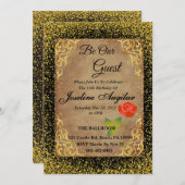 美女と野獣の招待状 招待状 (正面/裏面)