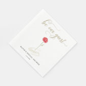 美女と野獣 ビー・アワ・ゲスト スタンダードランチョンナプキン (角)