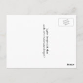 美女と野獣 ポストカード (裏面)