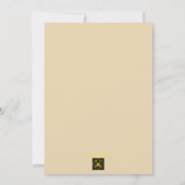 美女と野獣 レッドローズ スイート16 招待状 (裏面)