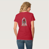 美女と野獣 Tシャツ (裏面フル)