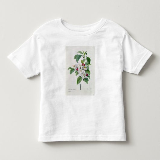 「美女とLes Choix desからの花、 トドラーTシャツ (正面)