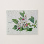 「美女とLes Choix desからのAppleの花、 ジグソーパズル (横)