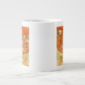 美女のポートレート ジャンボコーヒーマグカップ (正面)