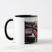 美女の島、ミシガン州のWhalebacks マグカップ (左)