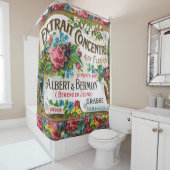 美女の新紀元のフランス人の香水 シャワーカーテン (インサイチュ)