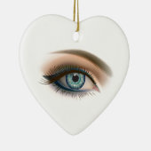 美女の目。セラミックオーナメント セラミックオーナメント (右)