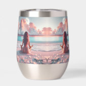 美女めい想オンビーチ空白の (背面)