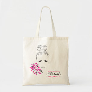 美女ファッションイラストレーションブランディング トートバッグ