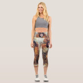 美女ヴィンテージポートレート カプリレギンス (正面)