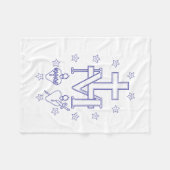 美女勲章 フリースブランケット (正面(横))