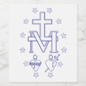 美女勲章 ワインラベル (シングルラベル)