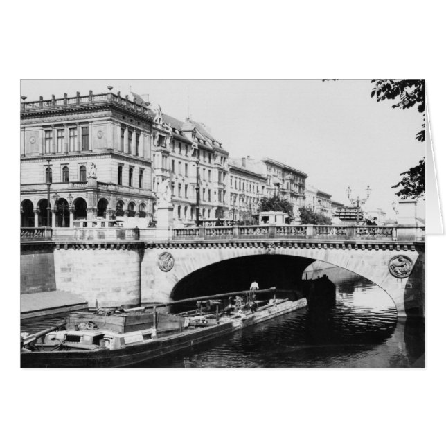 美女同盟橋、ベルリン、c.1910 (正面横)