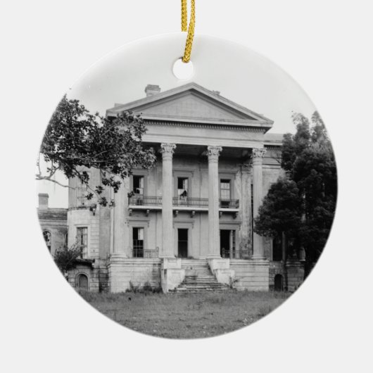 美女果樹園のプランテーションルイジアナのオーナメント セラミックオーナメント (正面)