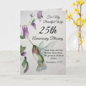 『美女25周年賛美』 カード (黄色い花)