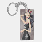 美女 キーホルダー (正面左)