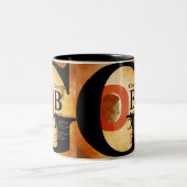 美女 ツートーンマグカップ (中央)