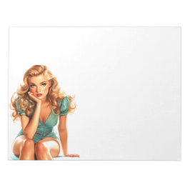 美女 ノートパッド