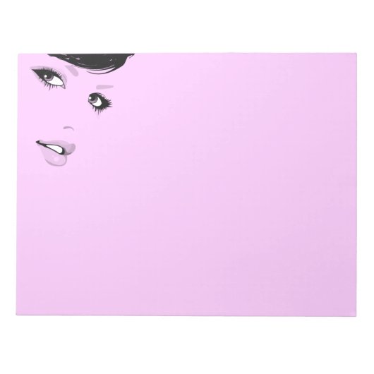 美女 ノートパッド (正面)
