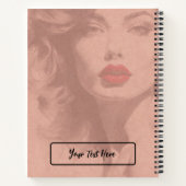 美女 ノートブック (裏面)