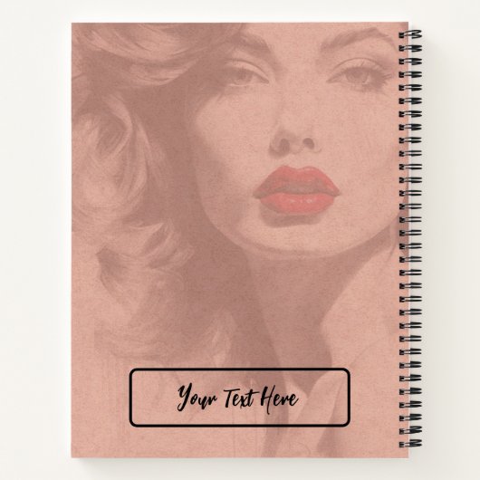 美女 ノートブック (裏面)