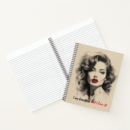 美女 ノートブック (内部)