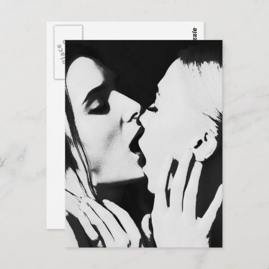 美女 ポストカード (正面/裏面)