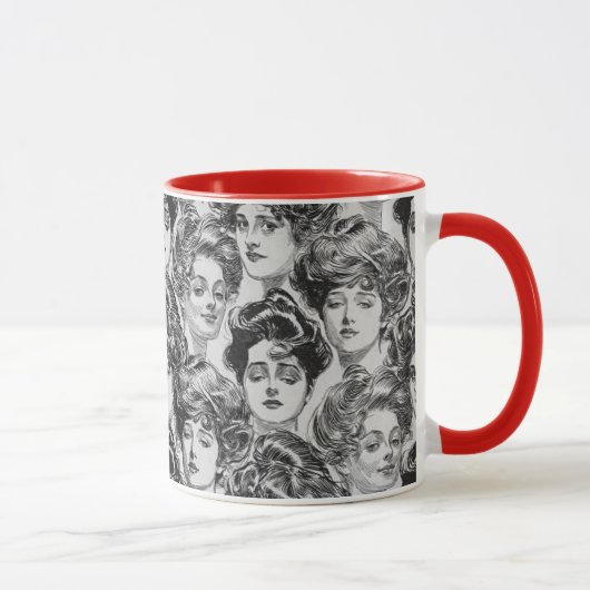 美女， 1903 マグカップ (右)