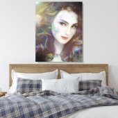 美女AIがアートを生み出した キャンバスプリント (インサイチュ (寝室))