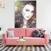 美女AIがアートを生み出した キャンバスプリント (インサイチュ (リビング))
