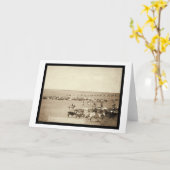 美女Fouche SD 1887年のカウボーイの集合 カード (黄色い花)