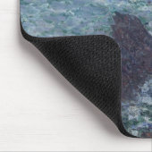 美女Ile、野生の海岸のクロード・モネ|の石 マウスパッド (コーナー)