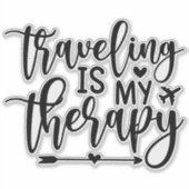 美学おもしろい旅行引用文書道 シール (正面)