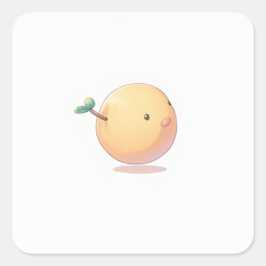 美学お洒落シール スクエアシール (正面)