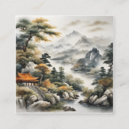 美学で日本のも調和またはBa スクエア名刺