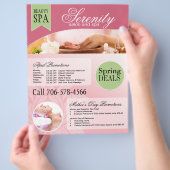 美学とスパチラシ チラシ (手)