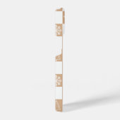 美学のクリスマス市松模様にの電話ケース iPhoneケース (右側面)