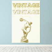 美学の旅ヴィンテージ キャンバスプリント (インサイチュ (ウッドフロア))