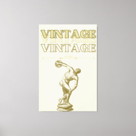 美学の旅ヴィンテージ キャンバスプリント