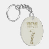 美学の旅ヴィンテージ キーホルダー (正面左)