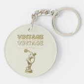 美学の旅ヴィンテージ キーホルダー (裏面)