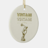 美学の旅ヴィンテージ セラミックオーナメント (右)