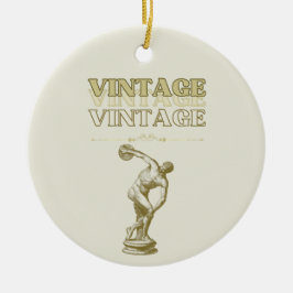 美学の旅ヴィンテージ セラミックオーナメント