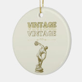 美学の旅ヴィンテージ セラミックオーナメント (左)