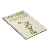 美学の旅ヴィンテージ ノートブック (右側)