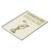 美学の旅ヴィンテージ ノートブック (左側)