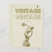 美学の旅ヴィンテージ ポストカード (正面/裏面)